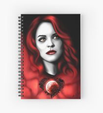 Erica BlackHeart Spiral Notebook