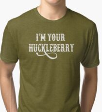 Ich bin dein Huckleberry - Tombstone Zitat Vintage T-Shirt