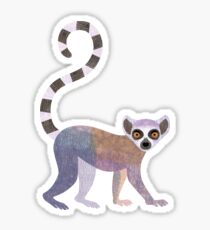L is for Lemur Sticker