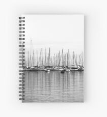 Winters Day at the Yacht Squadron Spiral Notebook
