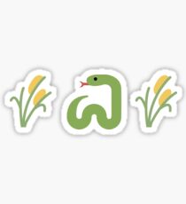 Snake in the Grass Sticker