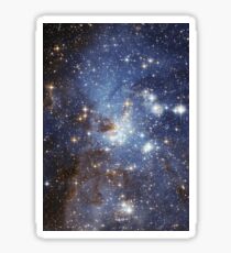 Pegatina Galaxia azul