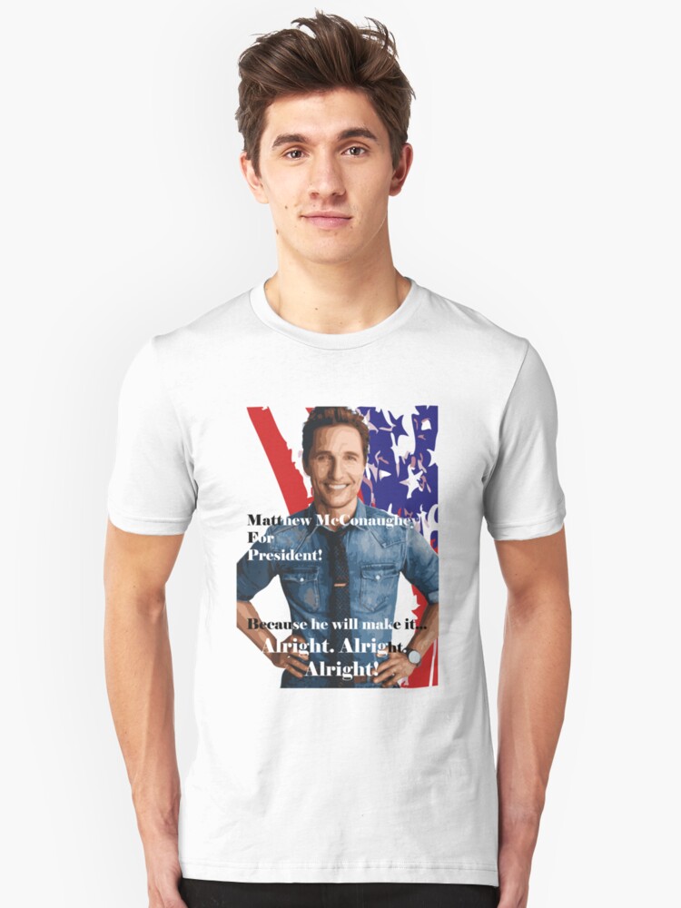 mcconaughey t shirt