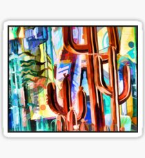 Cactus Sculptures Sticker