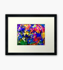 Spiral of Flowers Framed Print