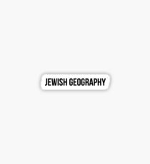 Pegatina geografía judía
