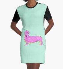 Always Keep Your Doxie Around You Graphic T-Shirt Dress