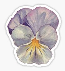 Watercolour Pansy Sticker
