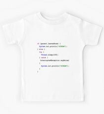 Java Code New Baby - Thread sleep Kids Tee