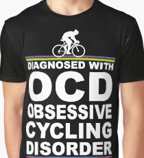 OCD Obsessive Cycling Disorder Funny T Shirt Graphic T-Shirt