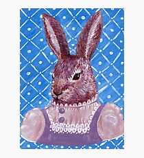 Vintage Rabbit Photographic Print