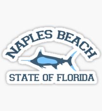 Naples Beach - Florida. Sticker