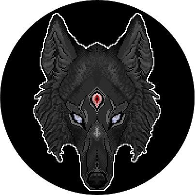 "Three Eyed Wolf" Stickers by Degaz | Redbubble
