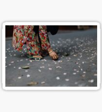 flower collector Sticker