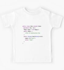Java Code New Baby - implements Mum, Dad Kids Tee
