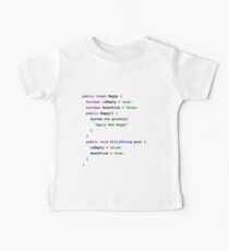 Java Code New Baby - Fill Nappy Baby Tee