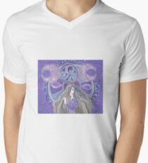 Celtic moon Goddess Men's V-Neck T-Shirt