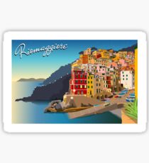 Riomaggiore at Sundown Sticker