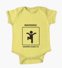 Kung Fu Baby Body Kurzarm