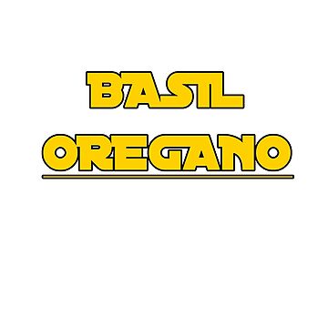 Basil Oregano Sticker