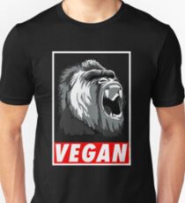 Vegan fitness : the power of gorilla ! Unisex T-Shirt