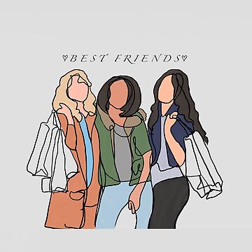 My Best Friends Clipart, Female Friendship By ArtedeCatrin | TheHungryJPEG