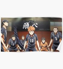"Fly" Haikyuu!! poster Poster