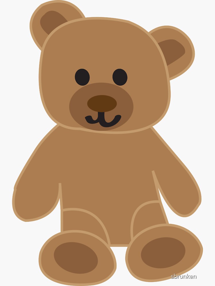 3d teddy bear stickers