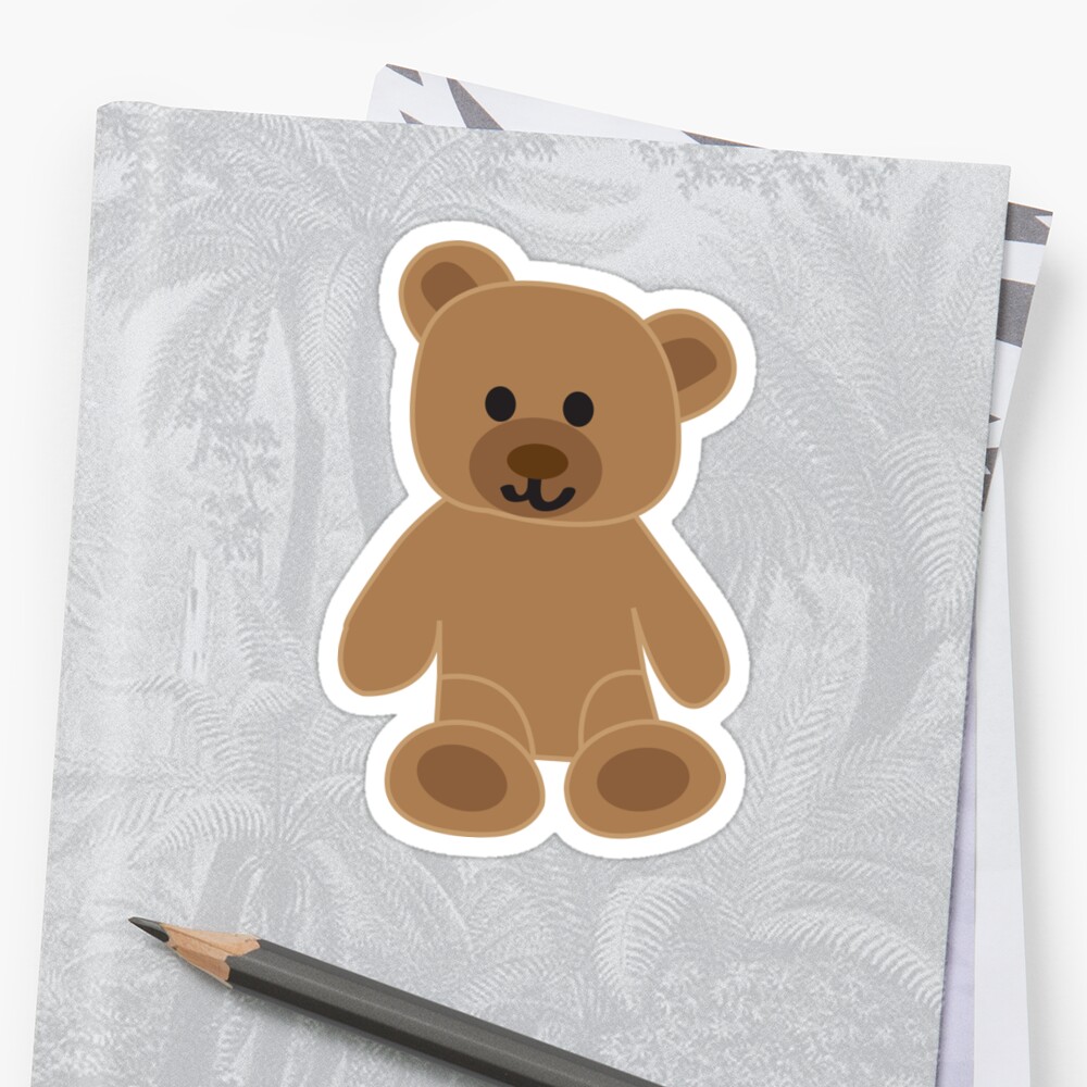 3d teddy bear stickers