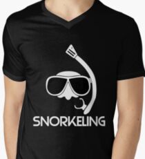 Snorkeling Diving Men's V-Neck T-Shirt