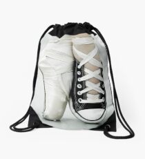 Converse / Pointe Shoe Drawstring Bag