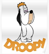 Droopy Cartoon Poster
