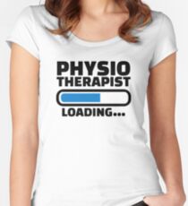 Physiotherapist loading Women's Fitted Scoop T-Shirt
