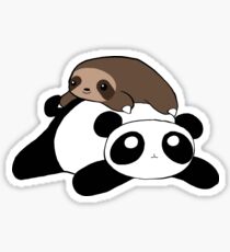 Little Sloth and Panda Sticker
