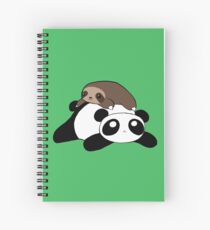 Little Sloth and Panda Spiral Notebook