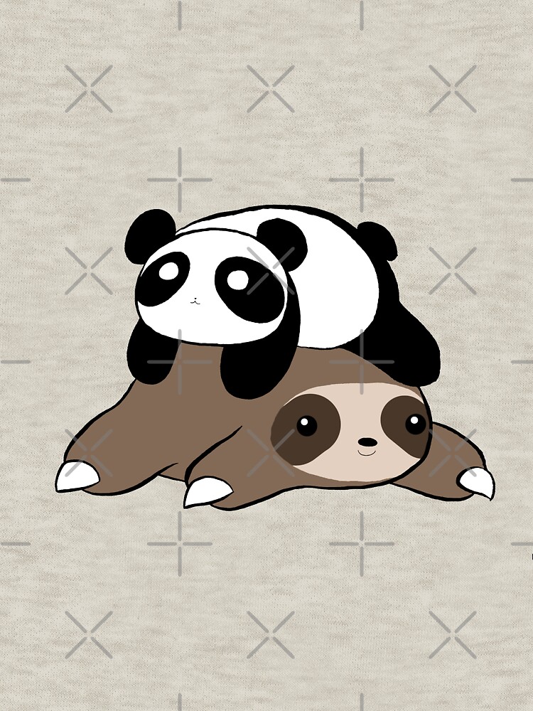 Sloth and Panda by SaradaBoru