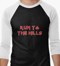 Run To The Hills - Maiden Style Men's Baseball ¾ T-Shirt