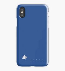 Small White Totoro Dropping Acorns - Two Colour iPhone Case/Skin
