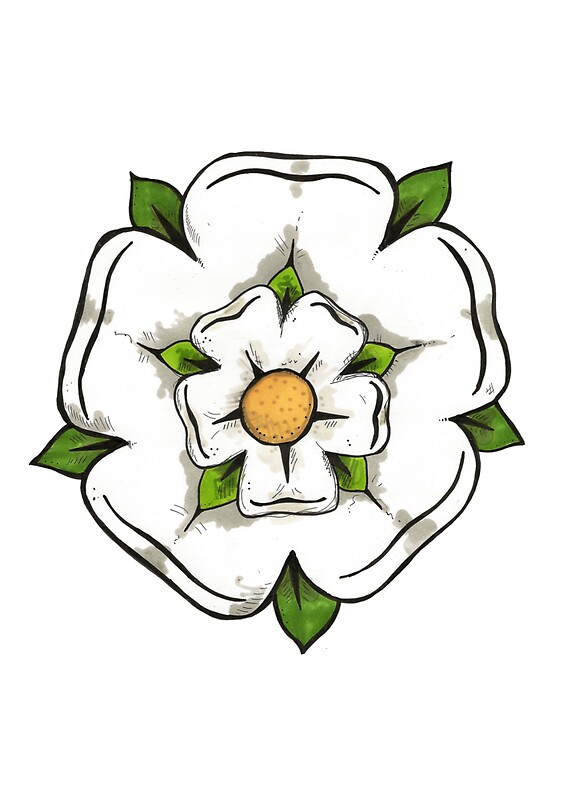 Yorkshire Rose: Stickers | Redbubble