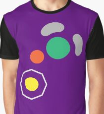 Gamecube Controller Button Symbol Graphic T-Shirt