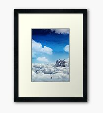 Above The Noise Framed Print