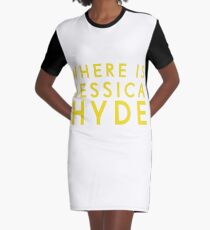 'Where is Jessica Hyde' from Channel 4's Utopia Graphic T-Shirt Dress