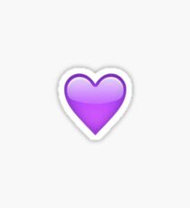 Purple Heart Emoji Sticker