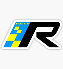 Volvo R Design Racing Graphic BLK2 Sticker