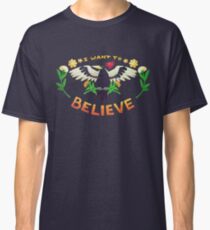 I Want To Believe Woodpecker Classic T-Shirt