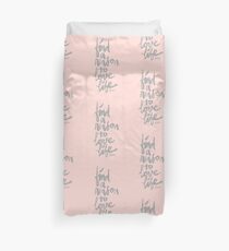 Find a Reason to Love Life : Rose Gold Bettbezug
