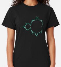 Exquisite Blue Green Mandelbrot Classic T-Shirt