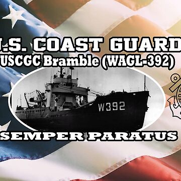 Artwork thumbnail, U.S. Coast Guard USCGC Bramble (WAGL-392) by Mbranco
