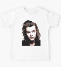 Long hair Vector portrait Kids Tee