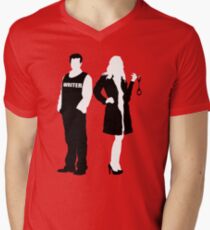 Castle& Beckett Men's V-Neck T-Shirt